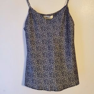 Mahina Blue & White "Silky" Camisole small